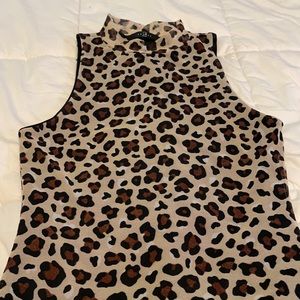 Leopard Print Bodysuit